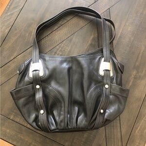 B Makowsky Large Leather Tote Bag, PO